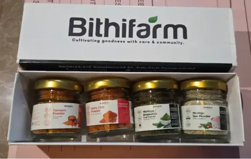 Superfood Combo (Moringa Powder + Gun Powder+ Turmeric Powder + Chili Powder)